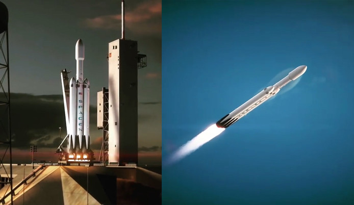 Dünyanın en güçlü roketi: Falcon Heavy