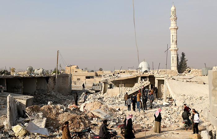 İdlib'de hava saldırılarında 14 sivil öldü