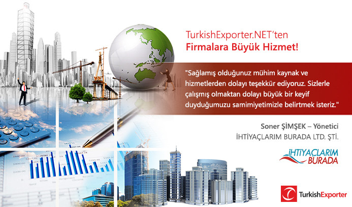 TurkishExporter.NET'ten Firmalara Büyük Hizmet!