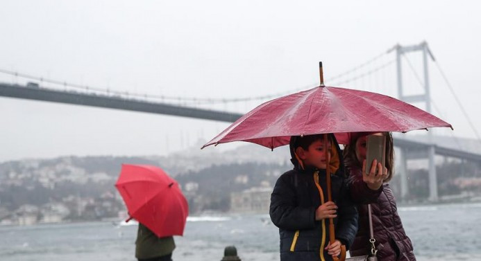 İstanbul'da karla karışık yağmur bekleniyor