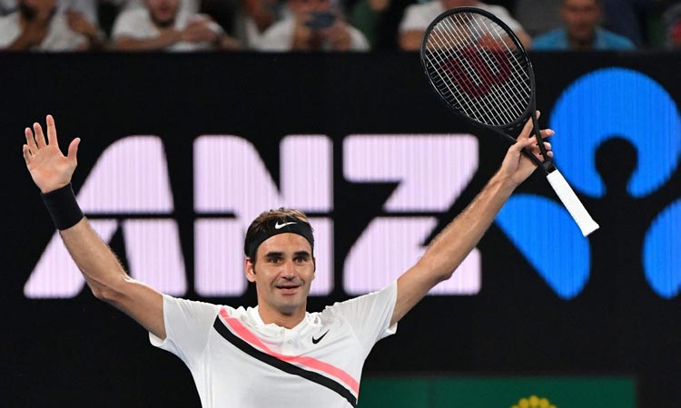 Avustralya Açık'ta şampiyon Roger Federer