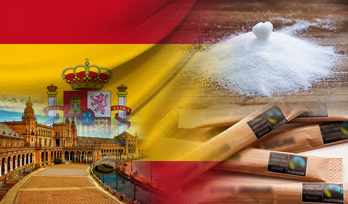 İspanyol firma mini toz şeker stick ambalajı satın alacak