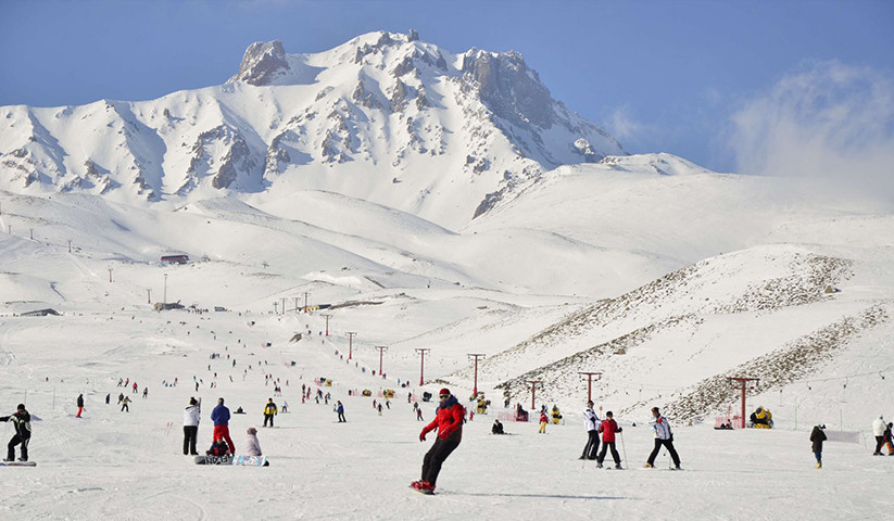 Erciyes'te kış turizmine Rus turist bereketi