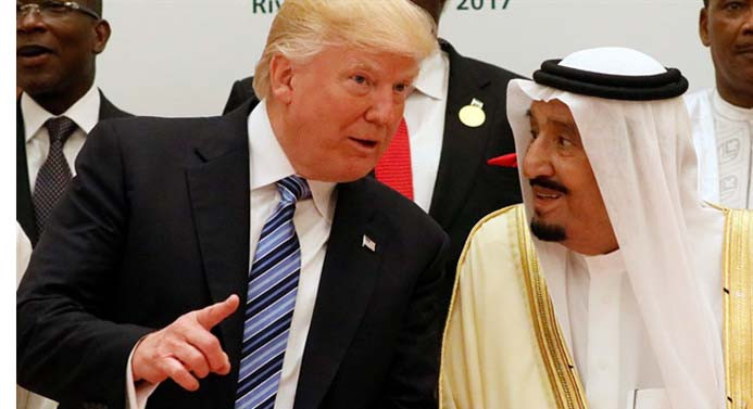 Trump'tan Suudi Arabistan Kralı'na: Seni biz koruyoruz, bedelini öde