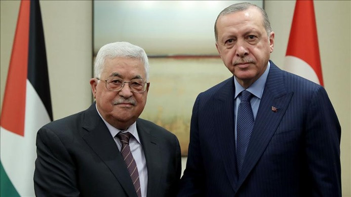 Cumhurbaşkanı Erdoğan Mahmud Abbas'la telefonda görüştü