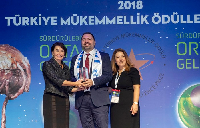Kumport, EFQM Türkiye Mükemmellik Ödülü'nü aldı