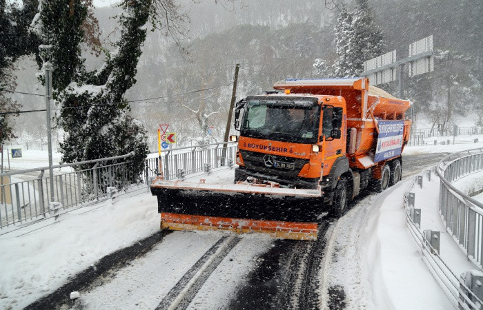 İstanbul'da karla mücadeleye 1357 araç destek verecek