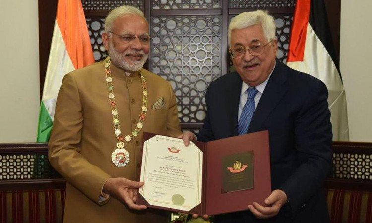 Modi: Hindistan, bağımsız bir Filistin devleti görmeyi umuyor