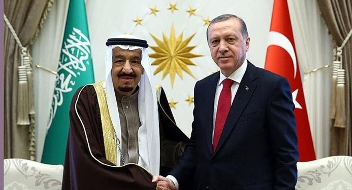 Erdoğan, Suudi Arabistan Kralı'yla görüştü
