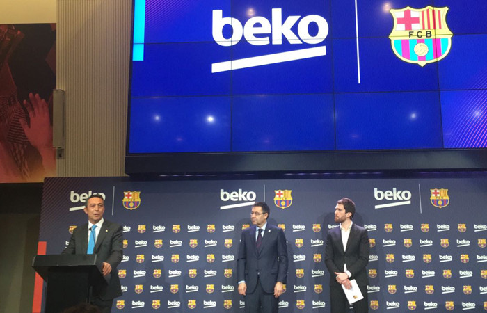 Beko, Barcelona'ya ana sponsor oldu