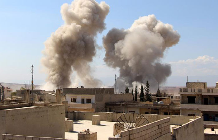 İdlib'e hava saldırısında 7 sivil öldü