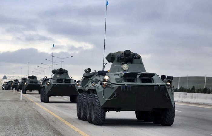 Azerbaycan ordusu geniş kapsamlı tatbikat başlattı