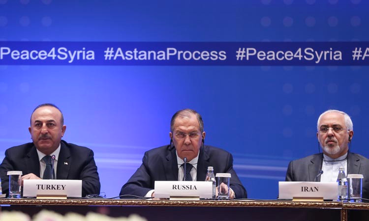 Çavuşoğlu, Lavrov ve Zarif'ten ortak Suriye bildirisi