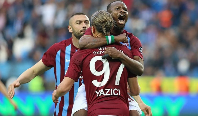 Trabzonspor galibiyet özlemini farklı sona erdirdi