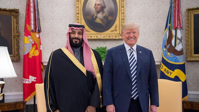 Trump, Suudi Veliaht Prens Selman ile görüştü