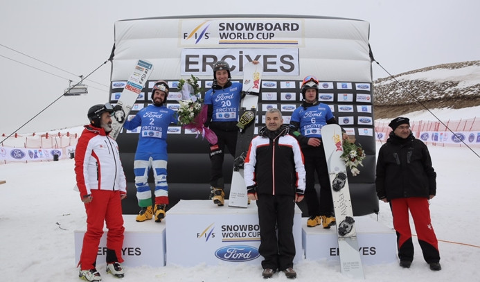 Ford Snowboard Dünya Kupası müsabakaları Eerciyes'te yapıldı