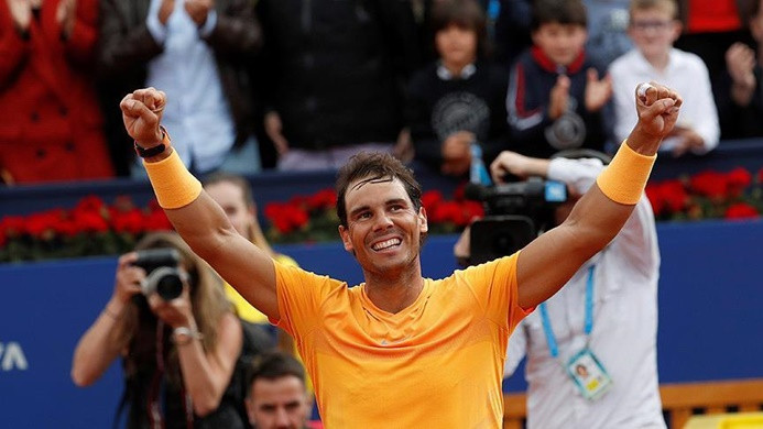 Barcelona'da şampiyon Nadal