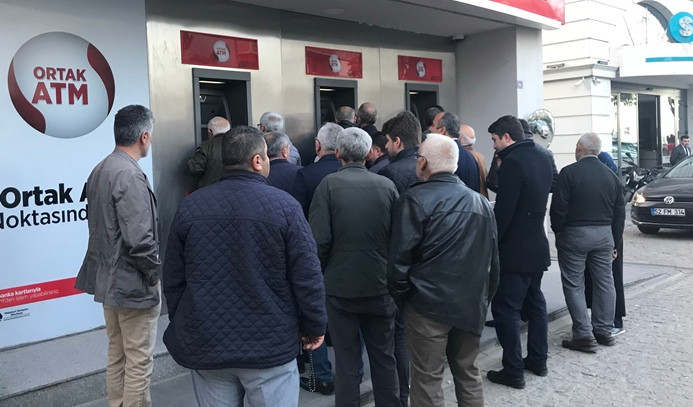 Üreticiler ATM'lere akın etti