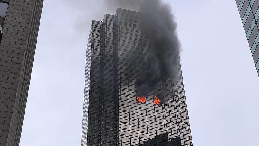 New York'taki Trump Tower'da yangın: 1 ölü