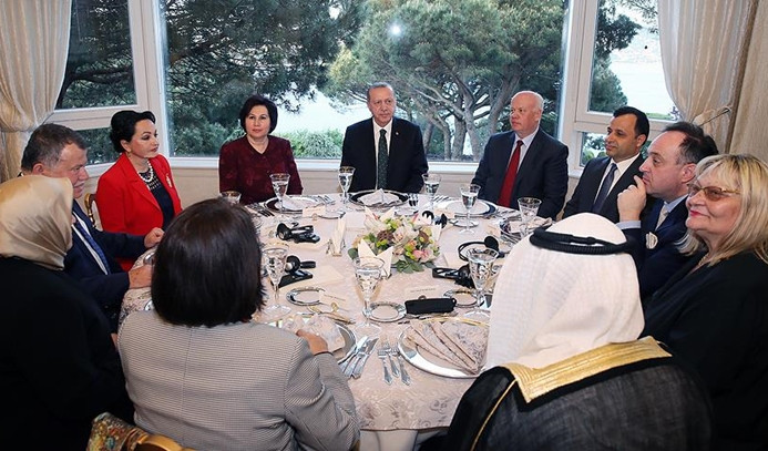 Erdoğan, Danıştay üyeleriyle bir araya geldi