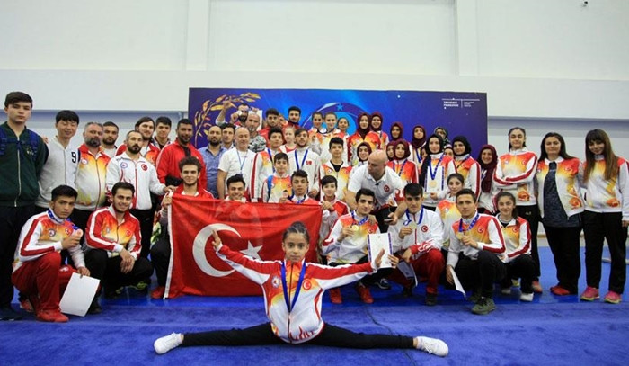 Wushu Şampiyonası'nda 25 madalya