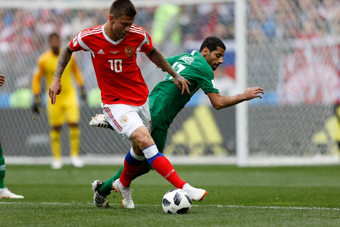 Açılış maçında Rusya, S. Arabistan'a fark attı