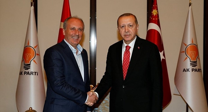 İnce ve Karamollaoğlu, Erdoğan'ı tebrik etti