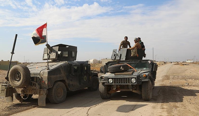Irak güçleri Suriye sınırında denetimi sağladı