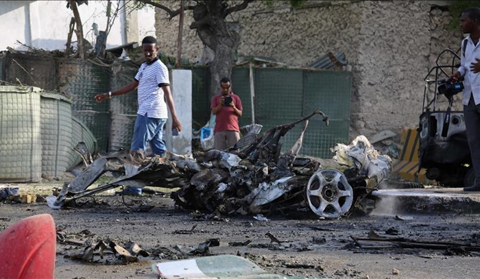 Somali'de Bakanlığa bomba yüklü araçla saldırı