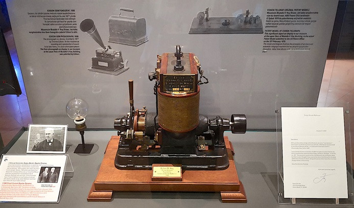 Edison'un 131 yıllık dinamosu, Rahmi M. Koç Müzesi'nde