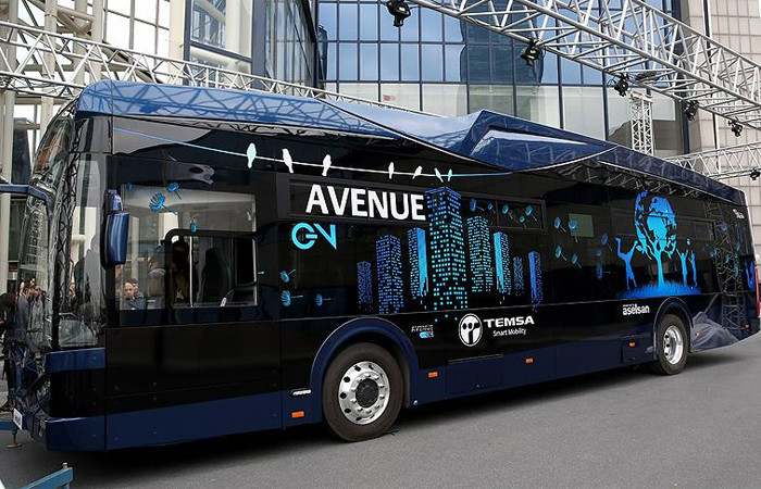 Türkiye'nin ilk elektrikli otobüsü