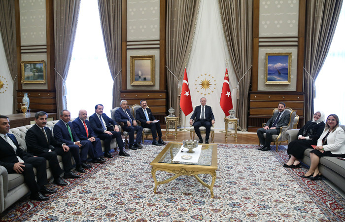 Erdoğan, TOBB heyetini kabul etti