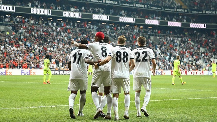 Beşiktaş Sarpsborg'u 3-1 yendi