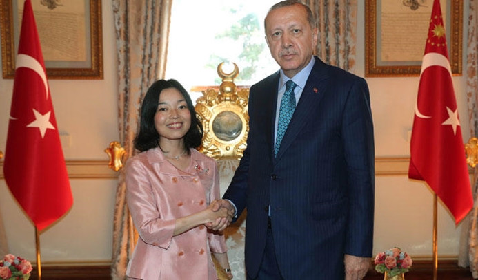 Cumhurbaşkanı Erdoğan, Japonya Prensesi ile görüştü