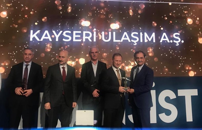 Kayseri Ulaşım, verimlilikte Türkiye birincisi oldu