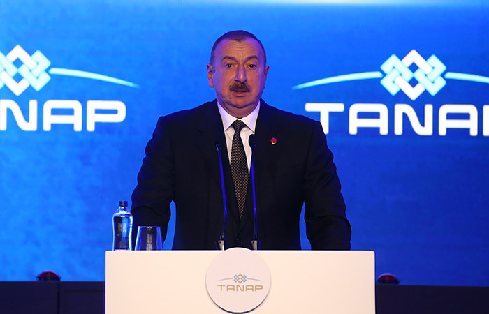 Aliyev: TANAP, Türkiye-Azerbaycan ve diğer komşu halklara faydalı olacak