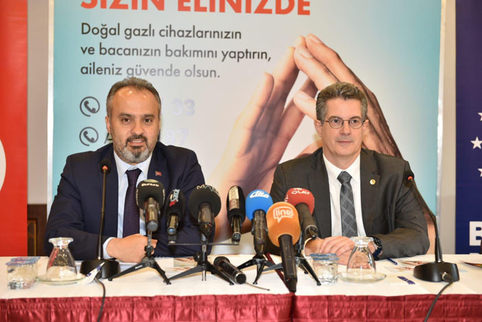 Bursa’da ‘Güvenli Doğalgaz Kullanımı’ kampanyası