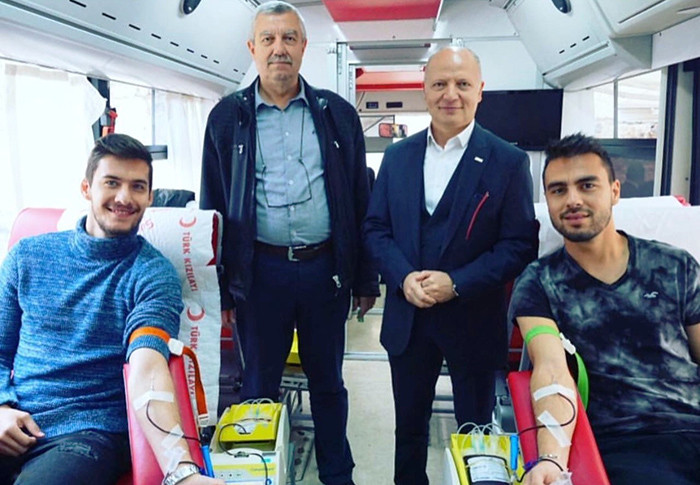 Bursaspor’dan müzede kan bağışı