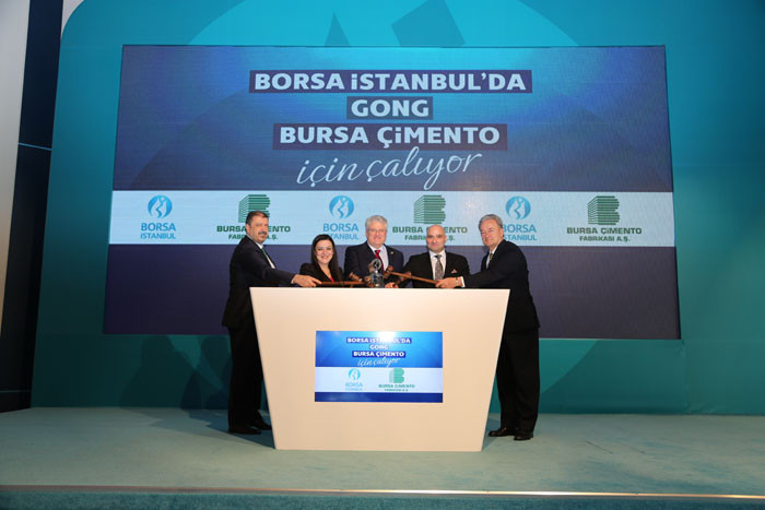 Borsa İstanbul’da gong Bursa Çimento için çaldı