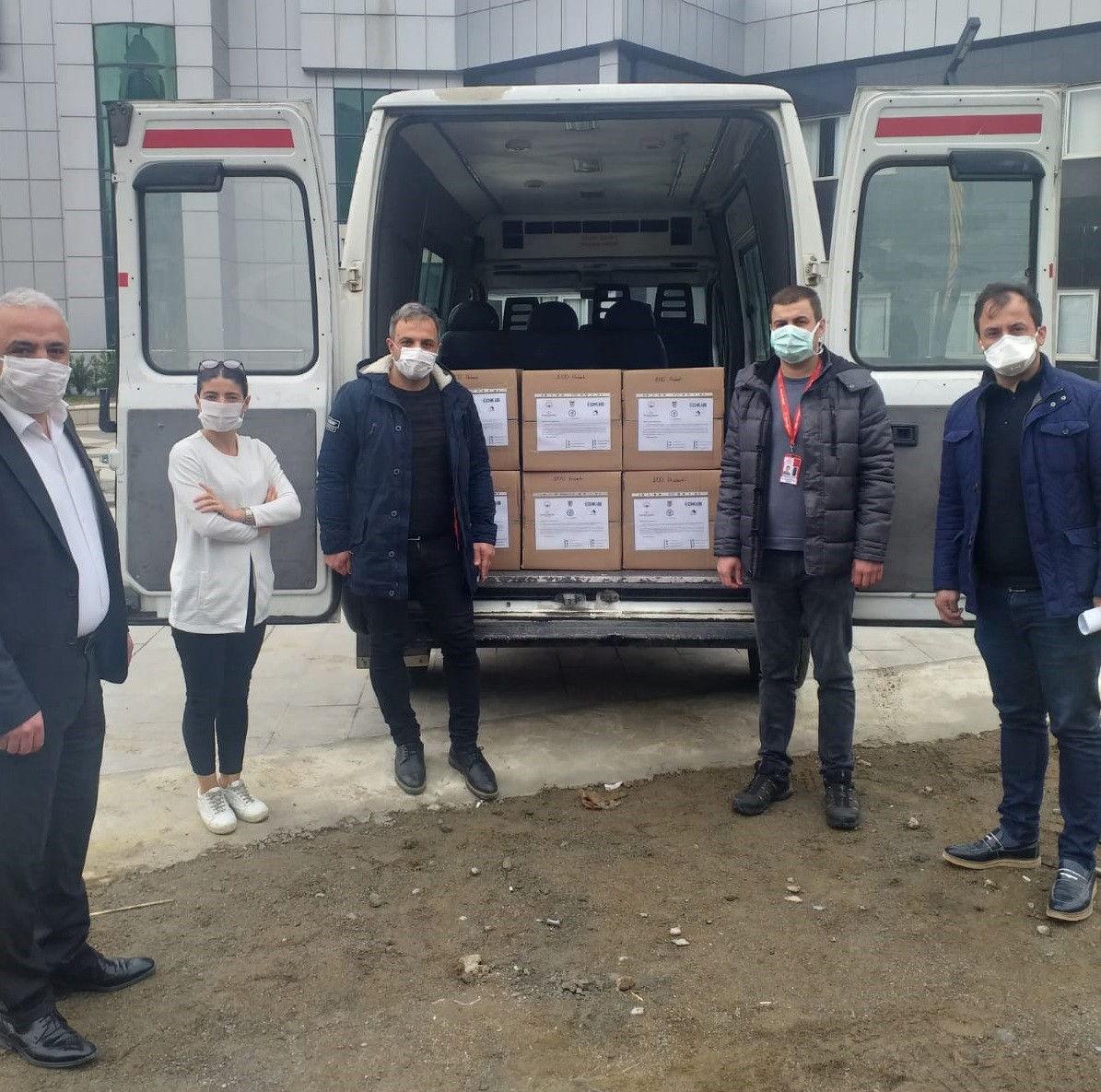 Trabzon TEKNOKENT’ten sağlık çalışanlarına 3D maske desteği